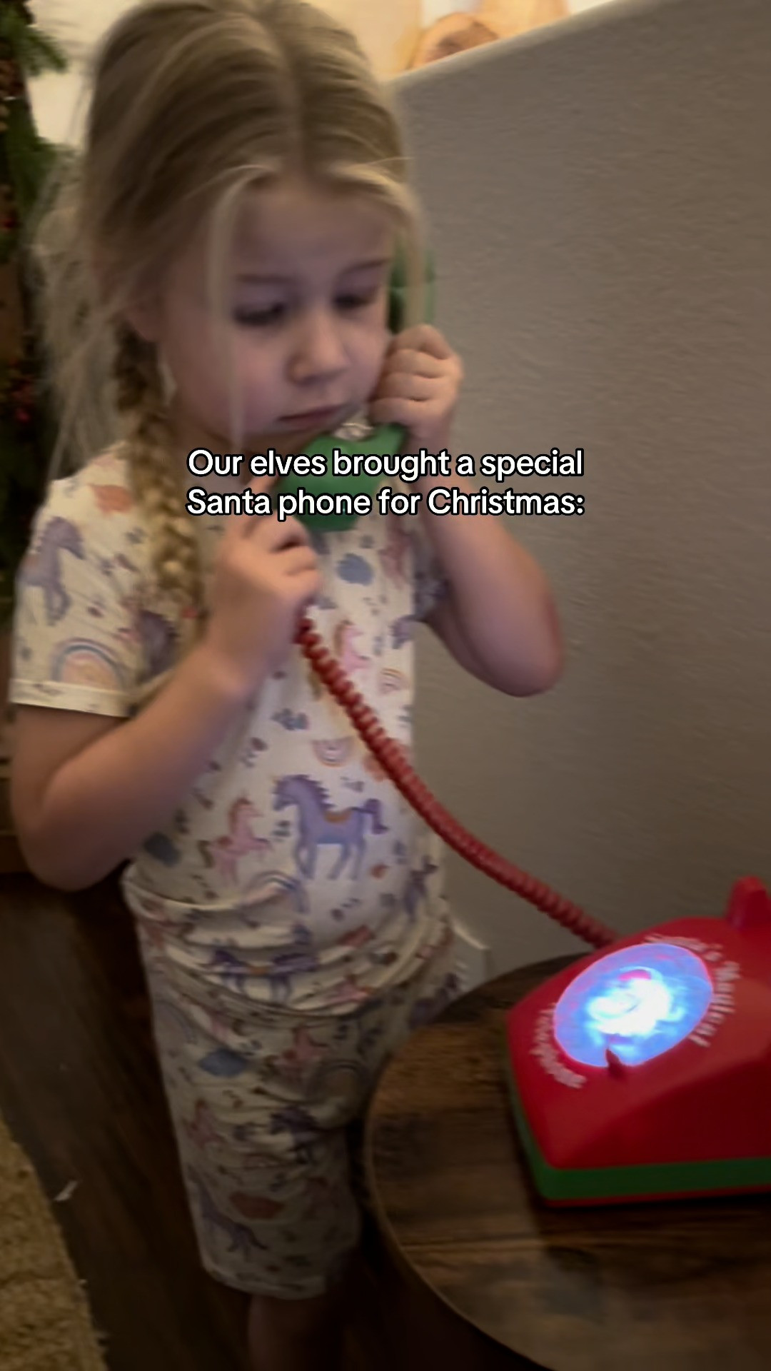 This Santa telephone is such a fun way to bring Christmas magic into the house. Kids can pick up the phone and enjoy a festive pretend-play moment. 

 #LTKSeasonal #LTKSaleAlert #LTKKids