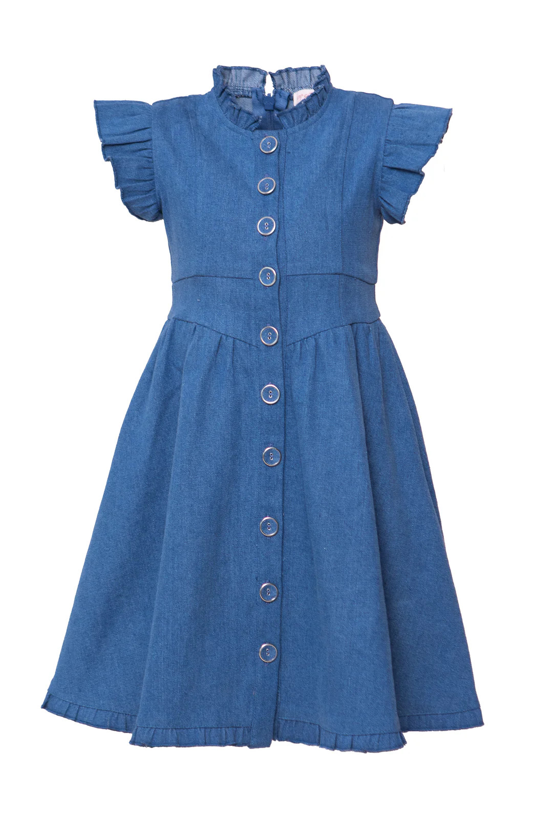 Mini Nelly Dress in Denim | Ivy City Co