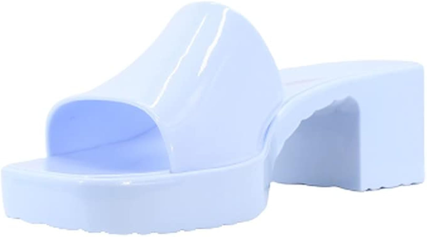 Cape Robbin Jelly Chunky Block Heel Sandals | Amazon (US)