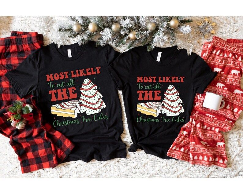 Little Debbie Christmas Tree Cake Tshirt Most Likely to Eat - Etsy | Etsy (US)
