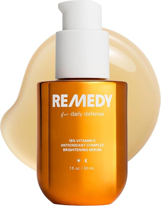 Remedy for Daily Defense | 15% Vitamin C Complex Brightening Serum | Stabilized Vitamin C with Ne... | Amazon (US)