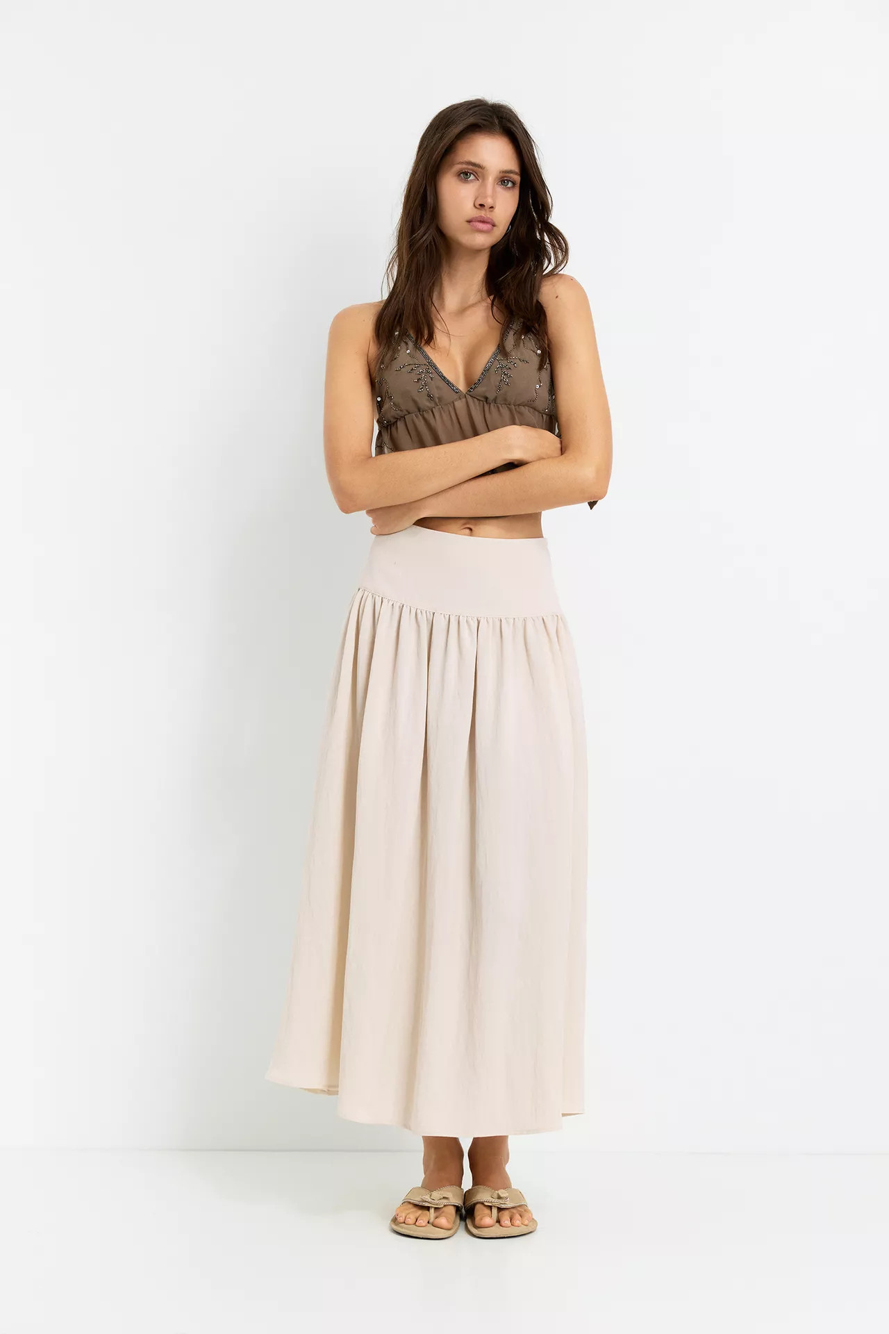 Midirock weitschwingend | PULL and BEAR DE