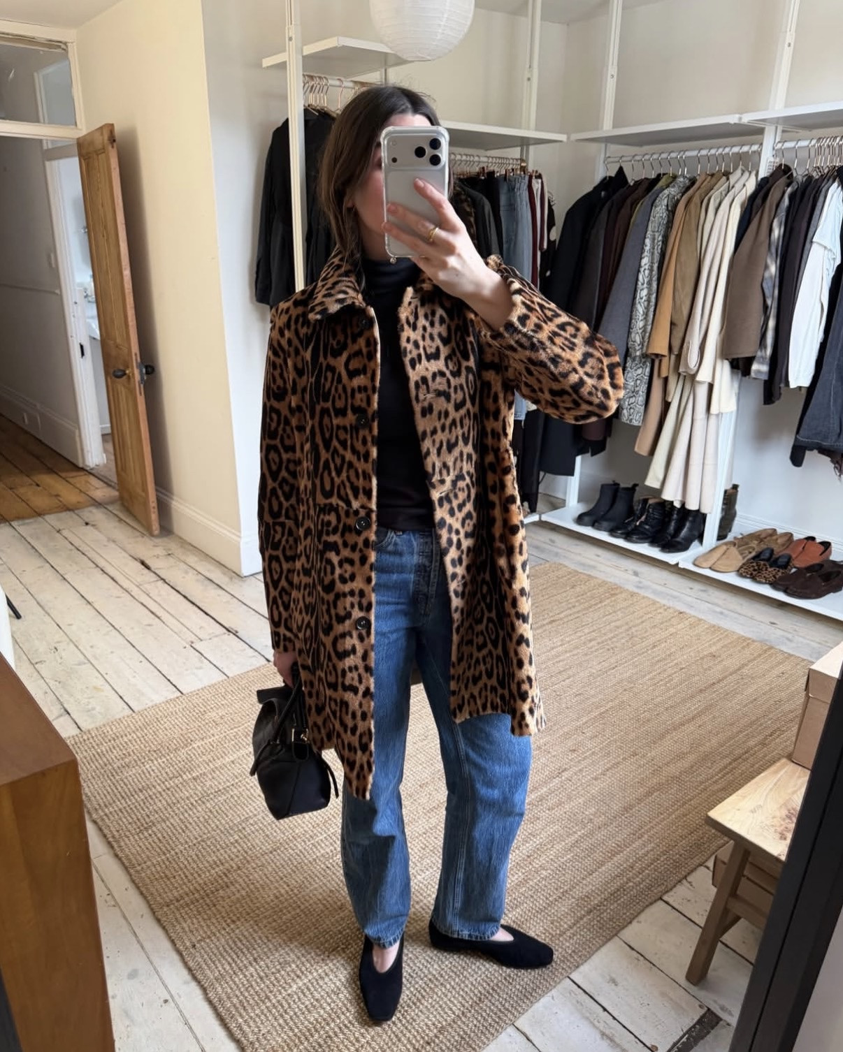 My PAROSH leopard print coat with blue denim and black thermals

#LTKstyletip #LTKwinter #LTKspring