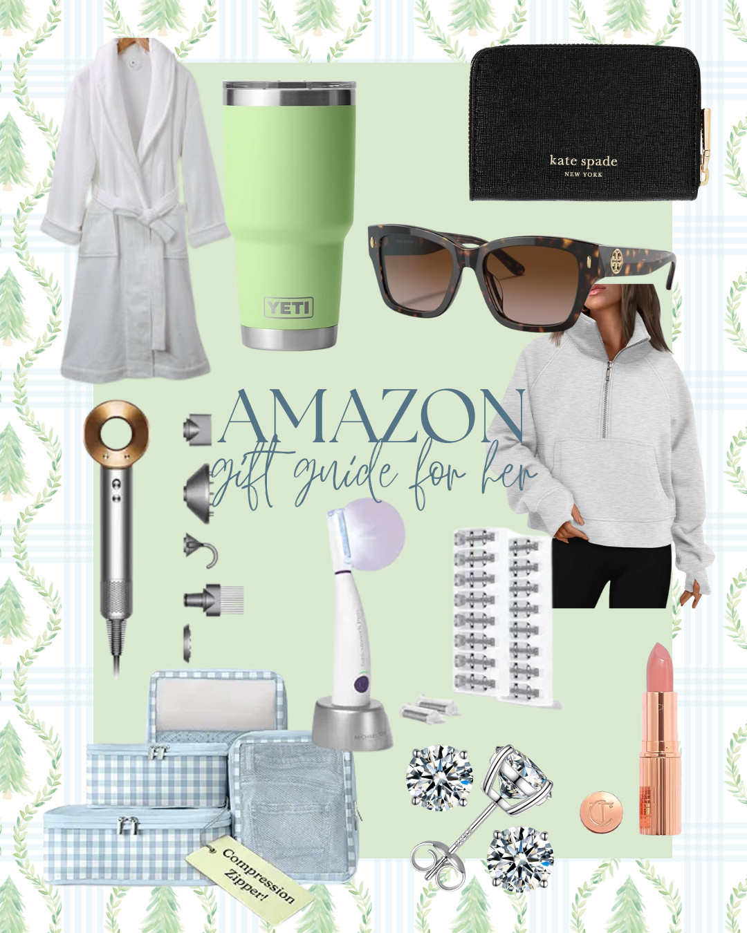 ✨ Amazon Gift Guide for Her + Stocking Stuffers She’ll Love ✨
Rounding up some of my most-gifted, most-used, and most-requested finds for the women in your life! Whether you're shopping big gifts or filling a stocking, these are tried-and-true picks that always impress. 💚🎁

From cozy robes, everyday sunglasses, and my favorite travel organizers… to little luxuries like lip masks, shower steamers, and cute tech accessories — everything here is practical, pretty, and perfect for holiday gifting.

Tap to shop each item directly! 💫
Happy gifting, y’all. 🎄🤍

#LTKGiftGuide #AmazonGiftsForHer #StockingStuffersForHer #AmazonHoliday #GiftGuide2025 #HolidayFavorites #SouthernStyleGifts #LTKHoliday #LTKFinds #LTKUnder50 

 #LTKCyberWeek #LTKselfcare #LTKFindsUnder100