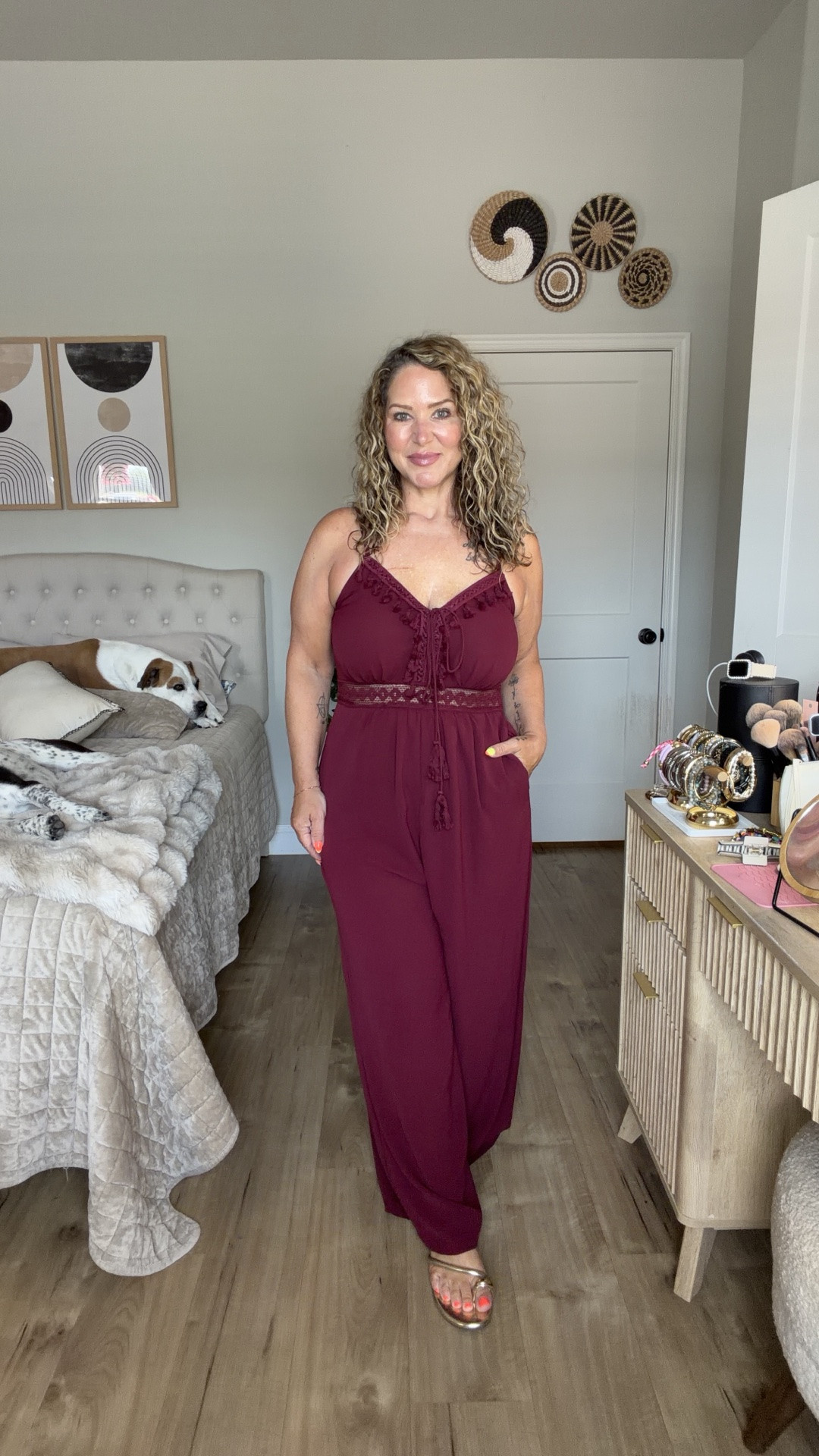 Size large

#LTKOver40 #LTKMidsize #LTKPetite
