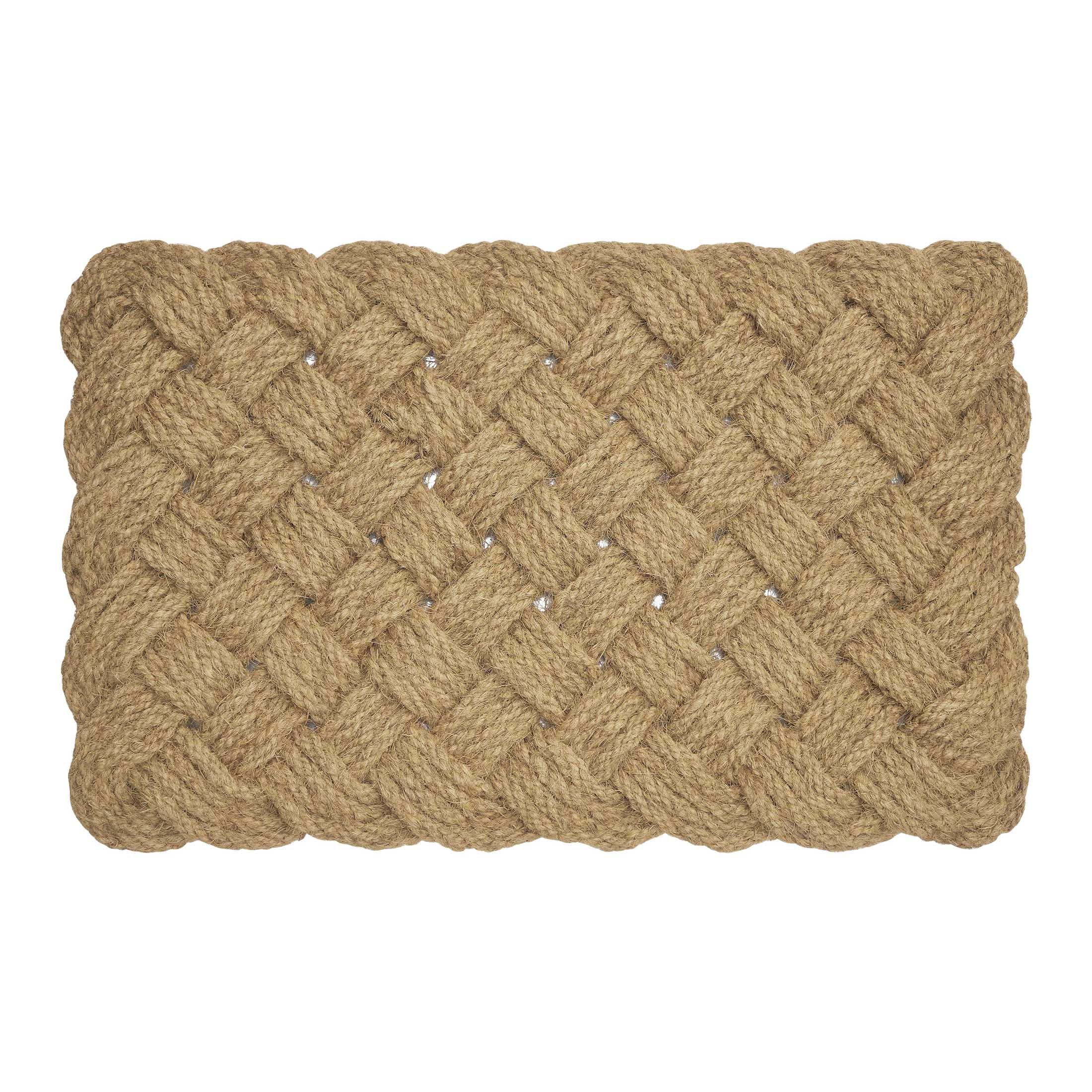 Better Homes & Gardens Natural Braided Coir Outdoor Doormat, 18" x 30" - Walmart.com | Walmart (US)