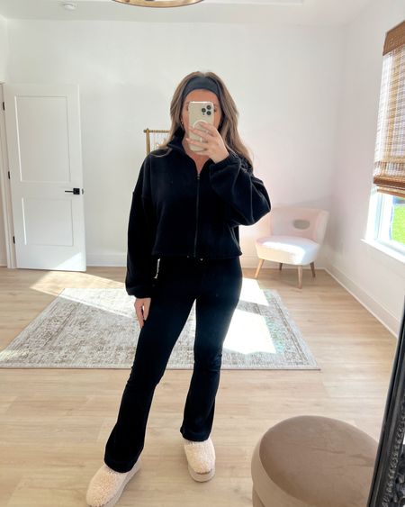 FALL AMAZON OUTFIT 🍂 I recently got in this full zip sweatshirt, it comes in additional colors including some great neutrals. Wearing a small in the sweatshirt and wide-leg leggings, both fit tts! 

Amazon Outfit, Fall Outfits, Fall Amazon Outfit, Madison Payne

#LTKfindsunder50 #LTKstyletip #LTKSeasonal