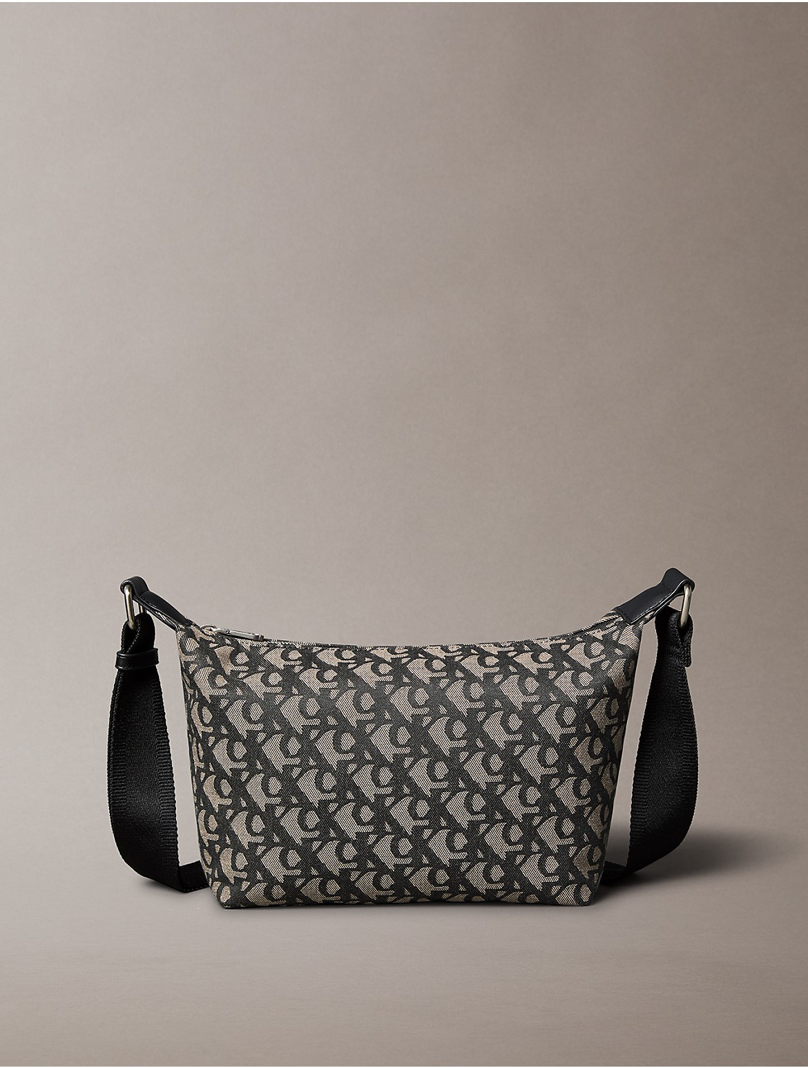 Calvin Klein Women's Ultralight Logo Jacquard Shoulder Bag - Black | Calvin Klein (US)