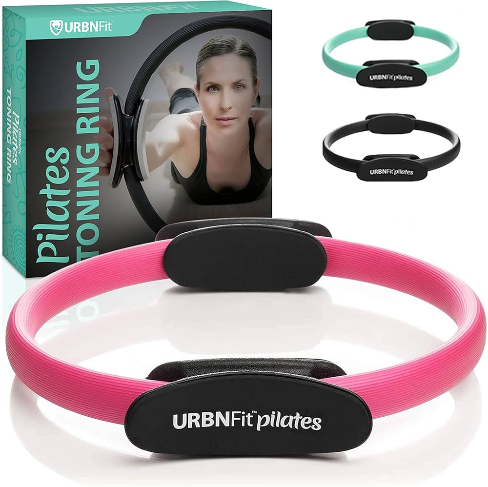 URBNFit Pilates Ring - 12" Magic Circle w/Dual Grip, Foam Pads for Inner Thigh Workout, Toning, F... | Amazon (US)