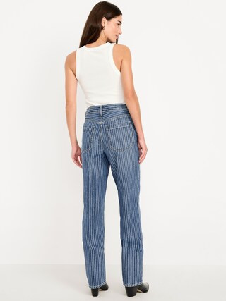 High-Waisted OG Loose Rigid Jeans | Old Navy (US)