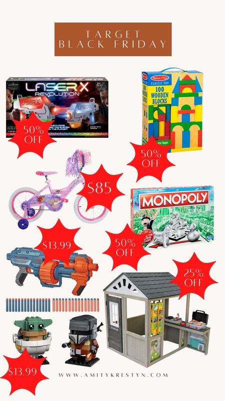 Target | Black Friday | sales | deals | target | toys | gifts for kids | gift guide | blocks | nerf | bicycle