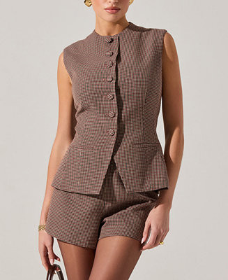 ASTR the Label Women's Gisselle Crewneck Vest - Macy's | Macy's