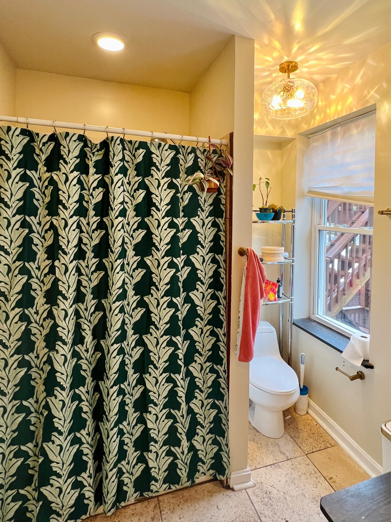 Loving my new shower curtain☺️

#target #essentials #shower #bathroom