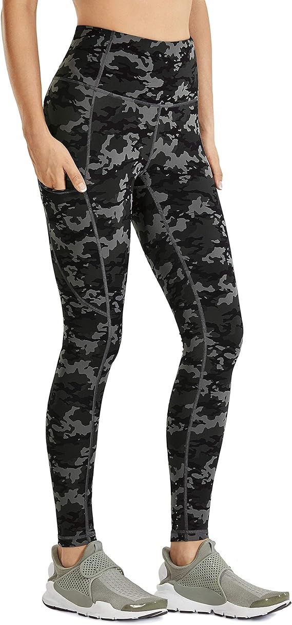CRZ YOGA Women's Naked Feeling High Waisted Yoga Pants with Pockets Workout Leggings Camo - 25 In... | Amazon (US)