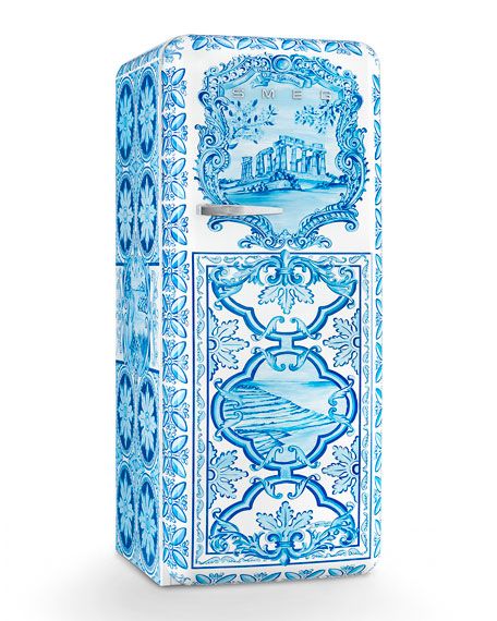 Smeg Dolce&Gabbana x SMEG Majolica Refrigerator | Bergdorf Goodman