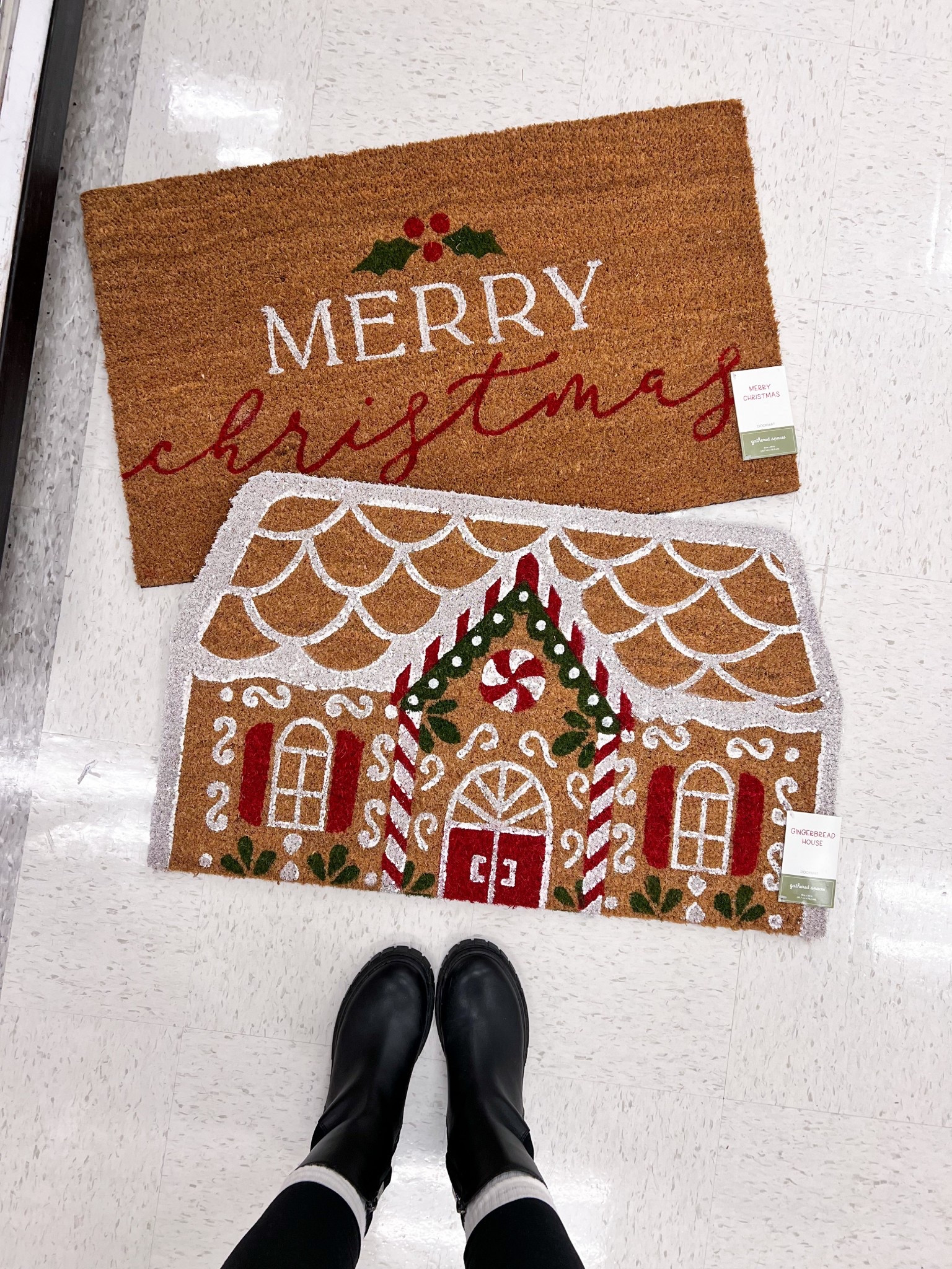 New holiday doormats 

#targetchristmas #targetfinds #targethome #christmasdecor #christmasfinds 

#LTKHoliday #LTKSeasonal #LTKHome