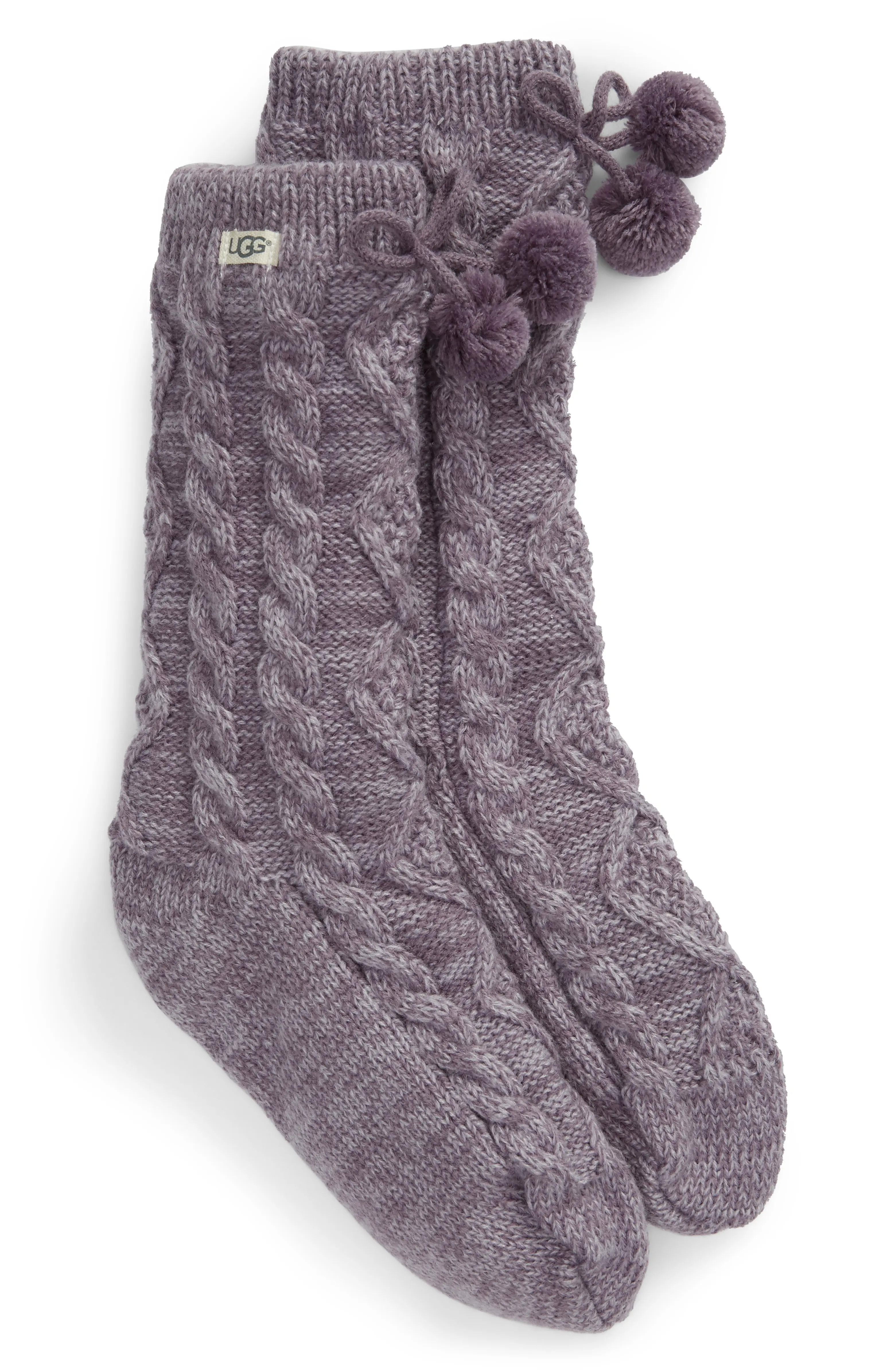 Pom Pom Fleece Lined Socks | Nordstrom