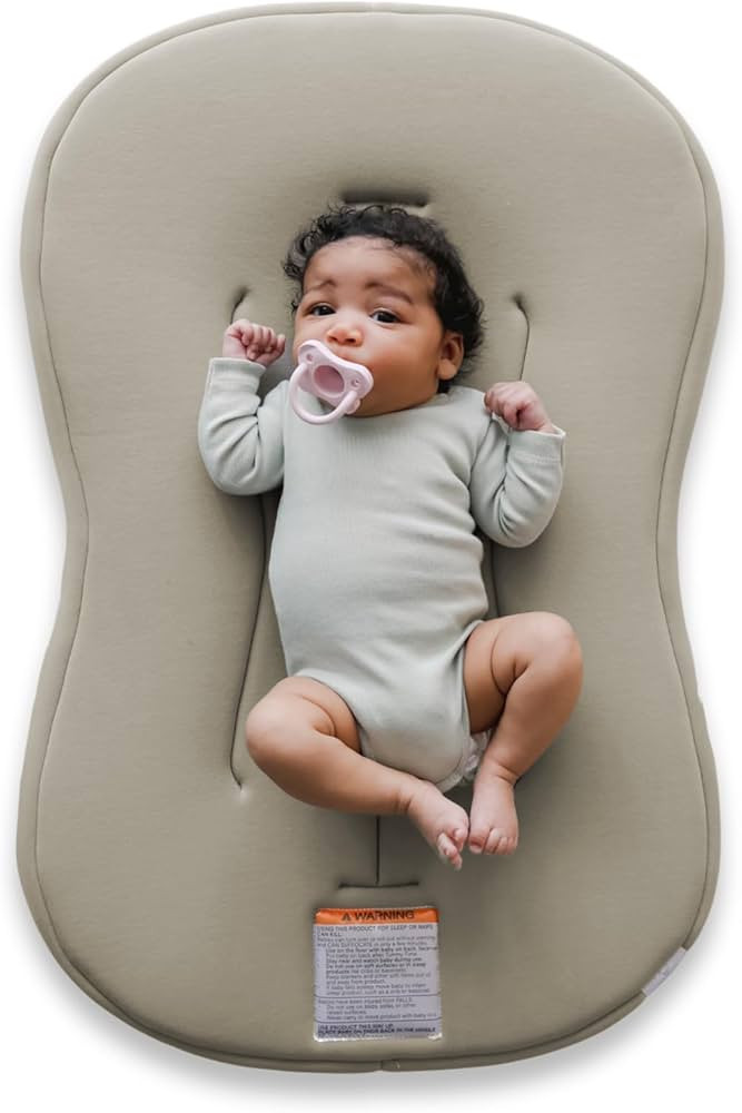 Snuggle Me® Baby Lounger Curve (0-6 Months) - Premium Organic Cotton with Foam Core, Machine-Was... | Amazon (US)