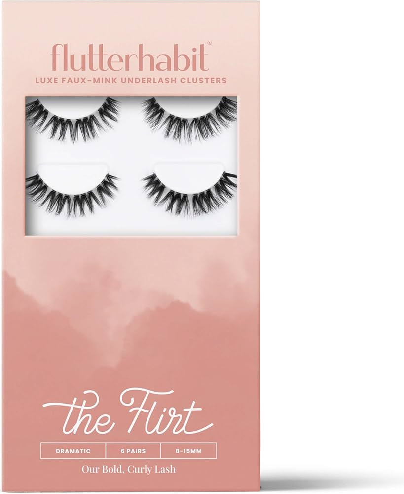 The Flirt Natural Lashes – Natural Lash Clusters for Women - Salon Quality At Home Eyelashes Ex... | Amazon (US)
