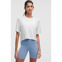 Swiftly High-Low Cropped Short-Sleeve Shirt | Lululemon (US)