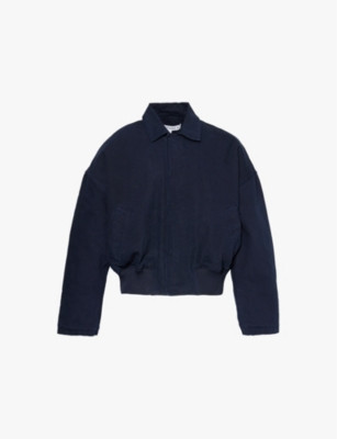 JW ANDERSON - Point-collar relaxed-fit cotton-canvas jacket | Selfridges.com | Selfridges