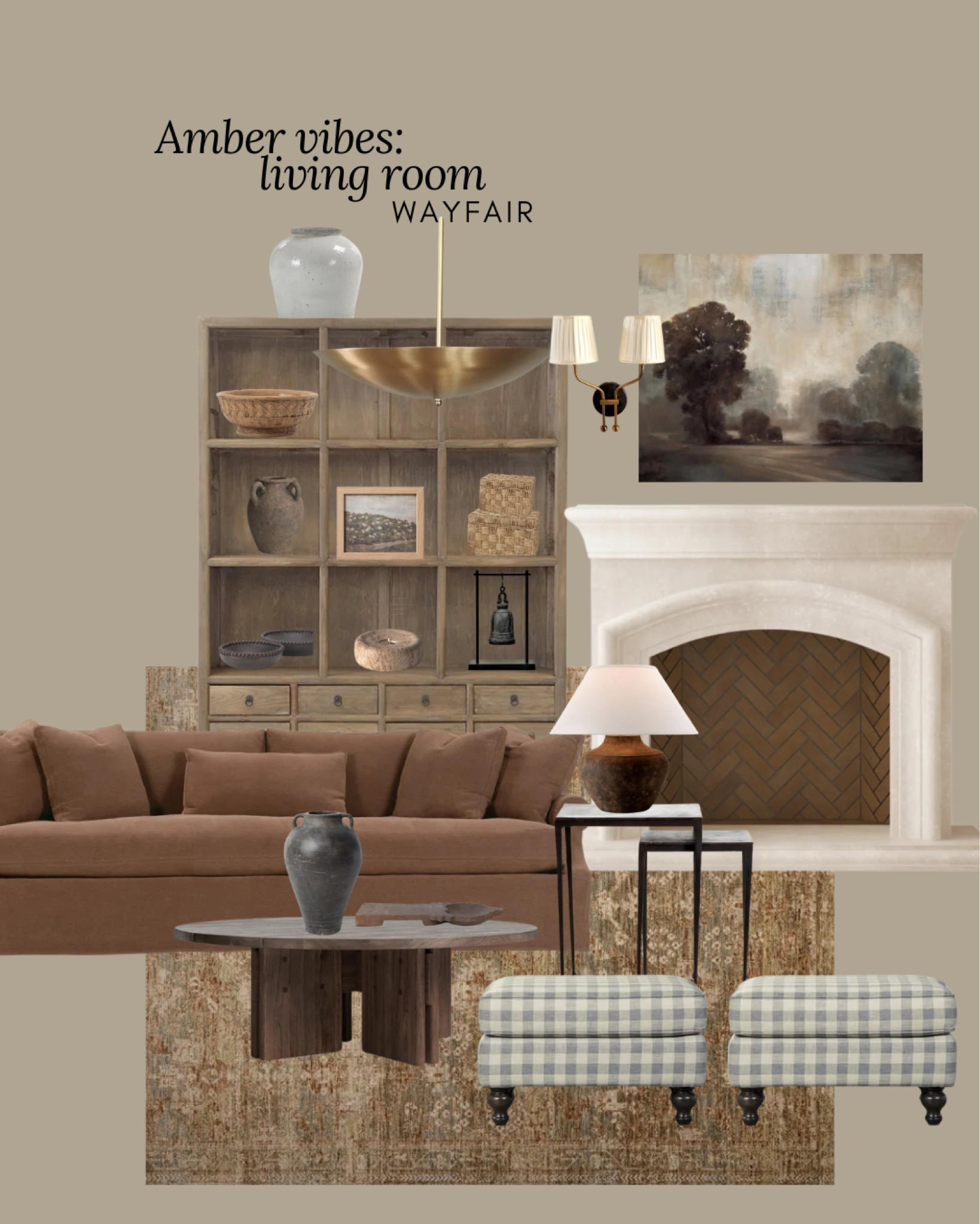 Amber interior vibes from Wayfair, look for less from Wayfair, bookcase, this sofa is almost the exact color as when she sells that is three times as much as this one, Moody, Art, coffee table, nesting table, ottoman, accent chairs, styled bookcase

#LTKSaleAlert #LTKHome #LTKStyleTip