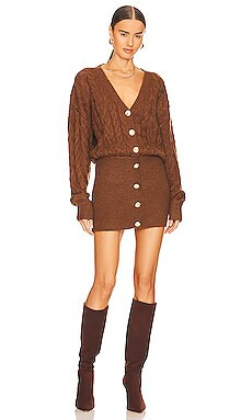 retrofete Tala Dress in Cognac from Revolve.com | Revolve Clothing (Global)