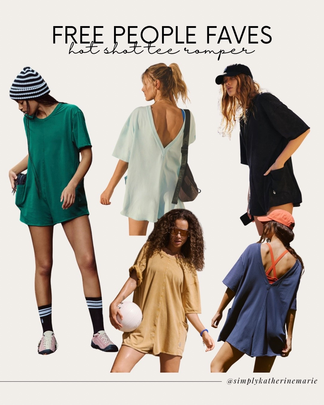 The Hot Shot Tee romper from Free People is great for everyday mom life. 

#LTKActive #LTKSeasonal #LTKootd