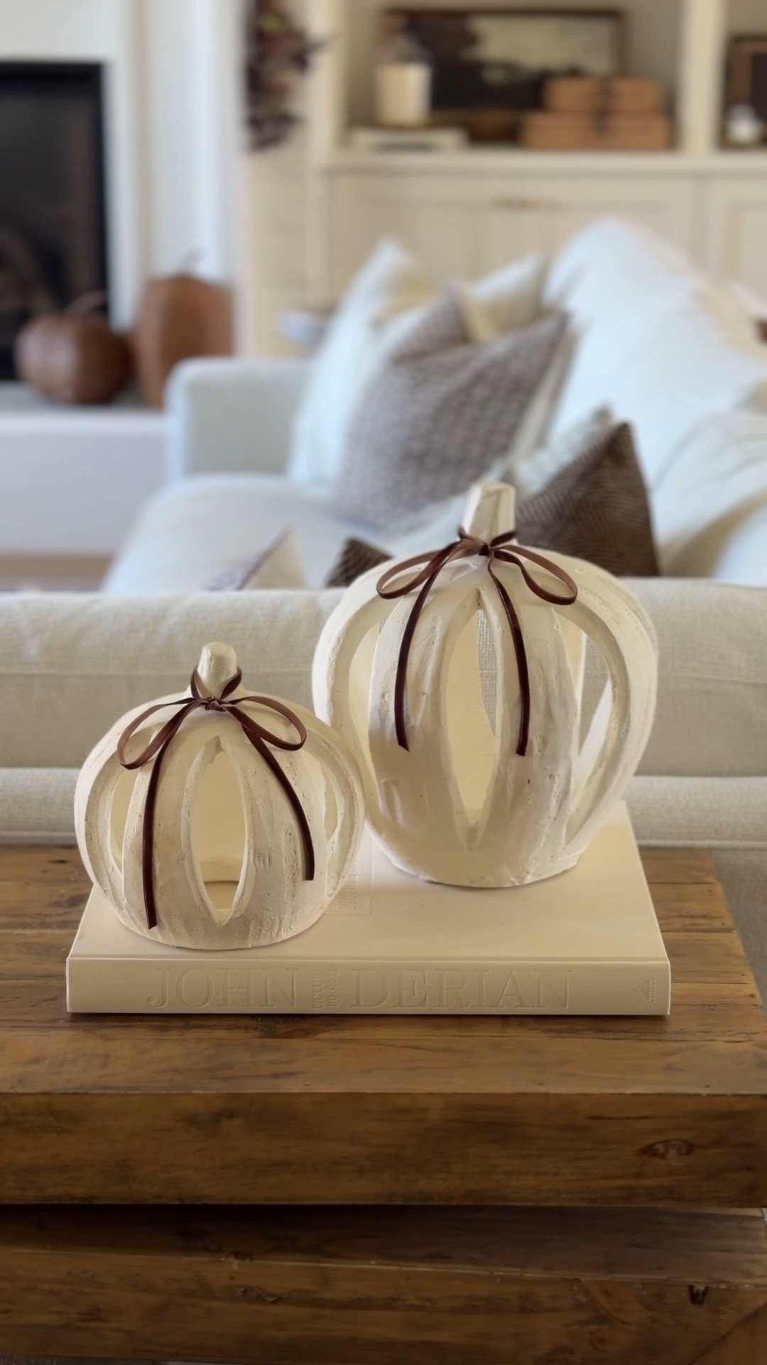 These Target/Threshold pumpkins look designer but the price is incredible! Selling fast! 
@target #targetpartner

#LTKHome #LTKSeasonal