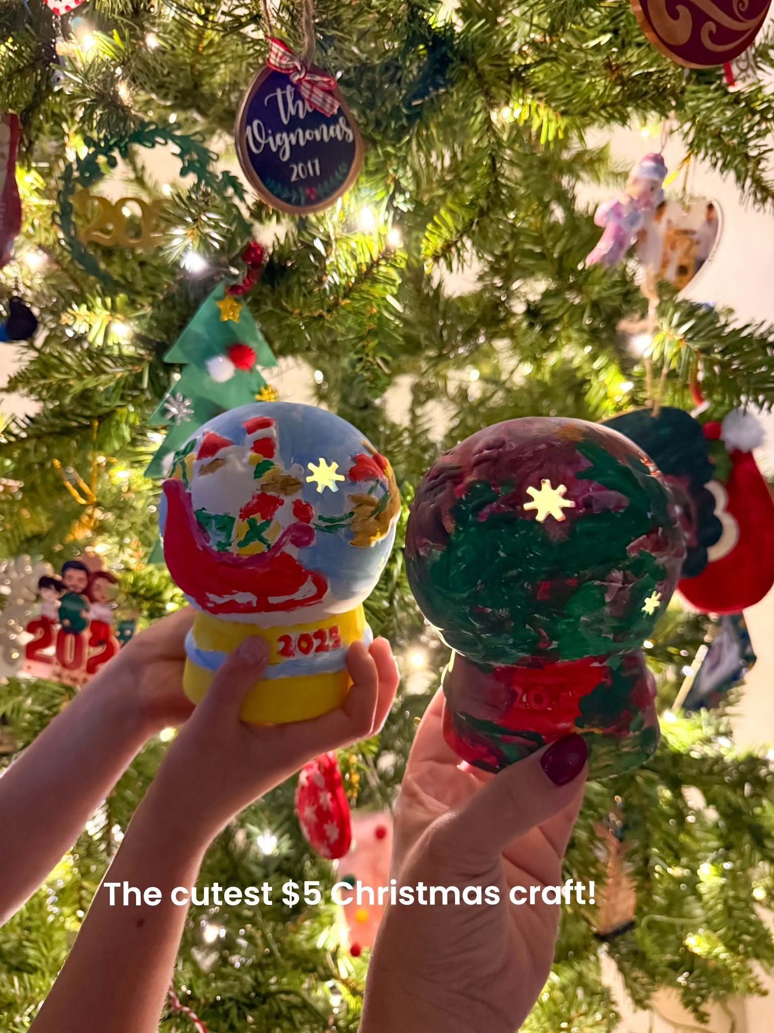 The best $5 Christmas craft for kids! Snow globes paint set that actually lights up! Comes with batteries! 

#LTKHoliday #LTKFamily #LTKSeasonal