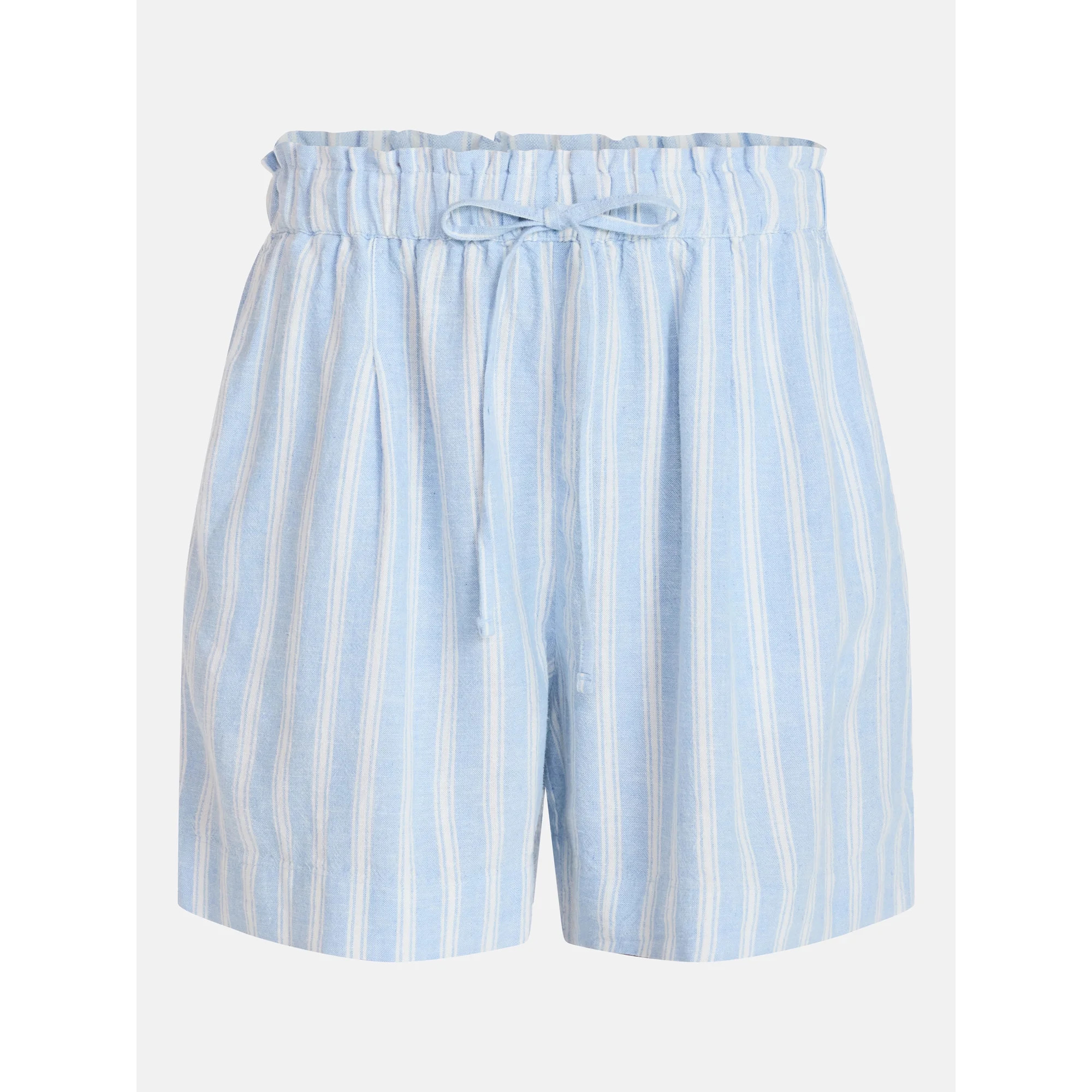 Hero image 5 of Time and Tru Women's Linen Blend Shorts, Sizes XS-XXXL, 5 of 6 | Walmart (US)