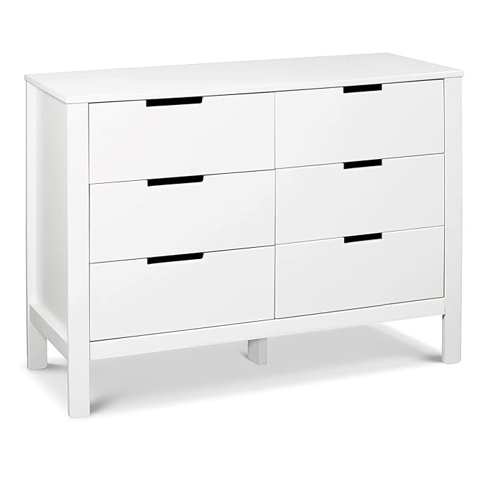 Carter's by DaVinci Colby 6-Drawer Dresser in White | Amazon (US)
