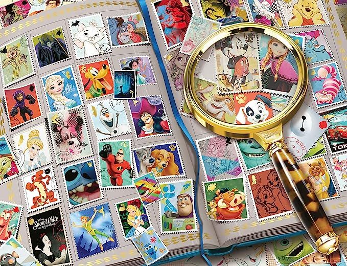 Ravensburger 16706 Disney Stamp Album - 2000 Piece Puzzle for Adults, Every Piece is Unique, Soft... | Amazon (US)