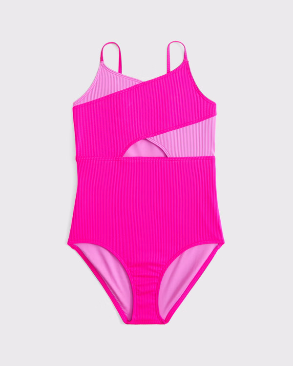 girls cross-wrap one-piece swimsuit | girls swimsuits | Abercrombie.com | Abercrombie & Fitch (US)