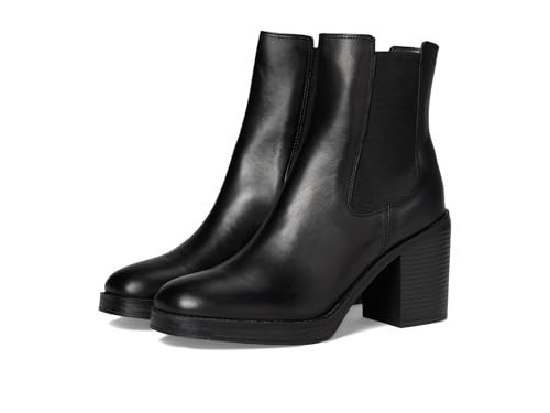Nine West Women's Hollin Ankle Boot, Black Leather, 11 | Amazon (US)