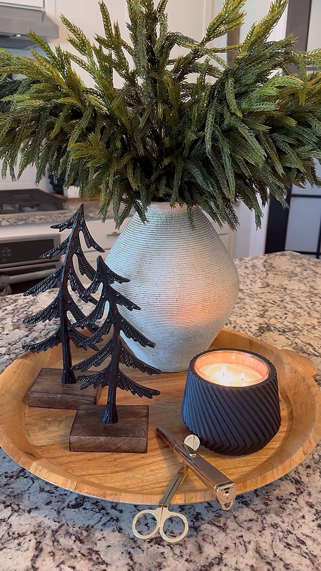 Holiday Tray Styling

I love and use this tray so much!! It’s a top seller. I have used 8 Norfolk pine stems in my arrangement. Here is the link for the iron trees: 

https://mave.ly/sweet-farmhouse-chic/post/holiday-tray-styling-m6lropktrbgjvbs4ozio

Large wood tray, Norfolk pine stems, gold wick trimmer, gold lighter, vase

#LTKSeasonal #LTKHome #LTKHoliday