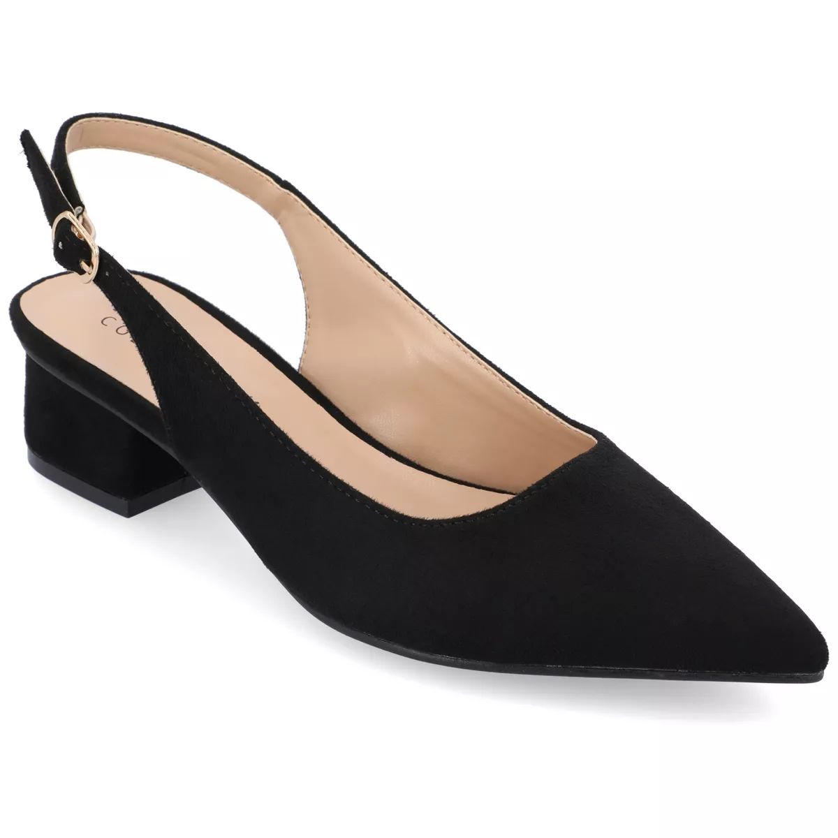Journee Collection Womens Sylvia Sling Back Covered Block Heel Pumps | Target
