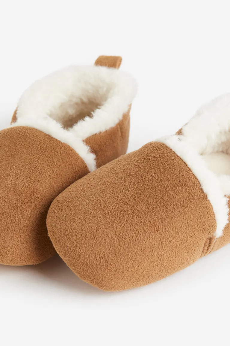Soft Slippers - Brown - Kids | H&M US | H&M (US + CA)
