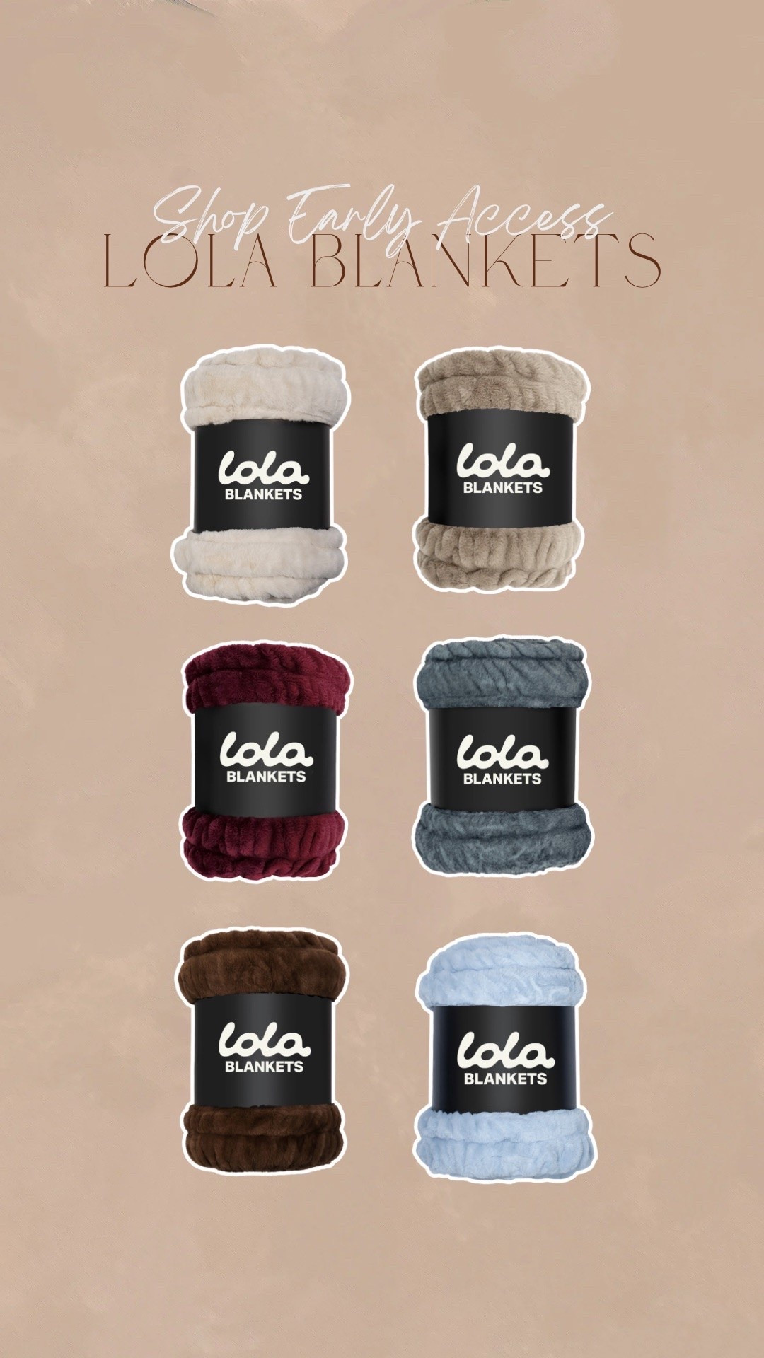 Shop early access Lola Blankets use code: ANNIETRAN50 for 50% off + free shipping and a $50 gift card

#LTKSaleAlert #LTKSeasonal #LTKHome