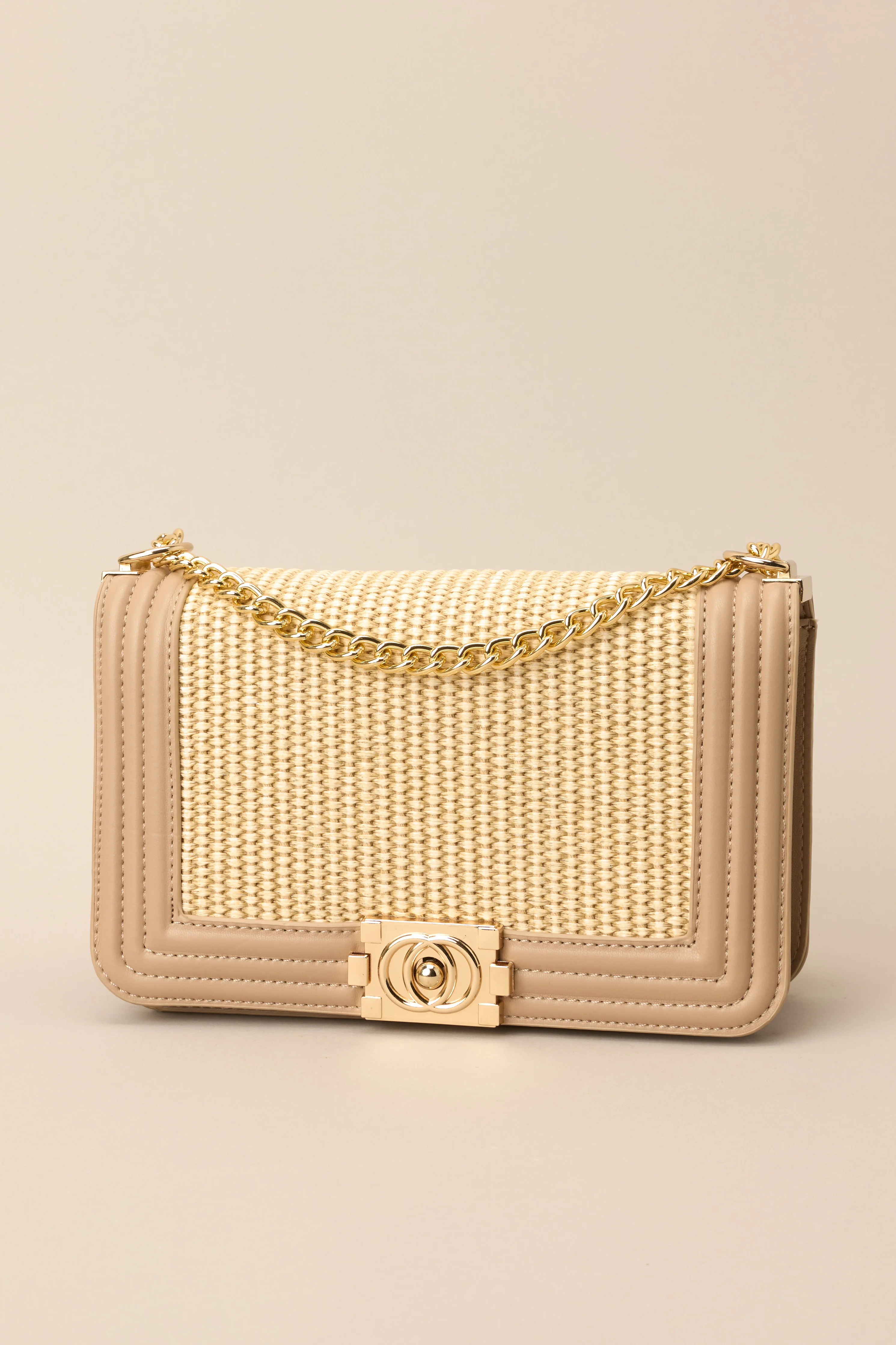 Whatever You Want Tan Natural Handbag | Red Dress 