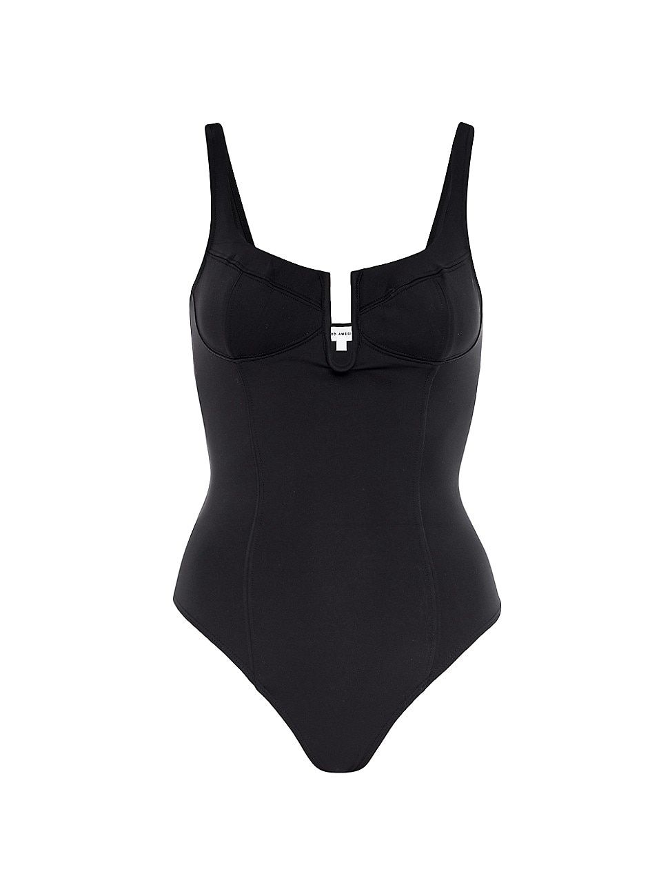 Women's Scuba U-Neck Corset Bodysuit - Black - Size XS | Saks Fifth Avenue
