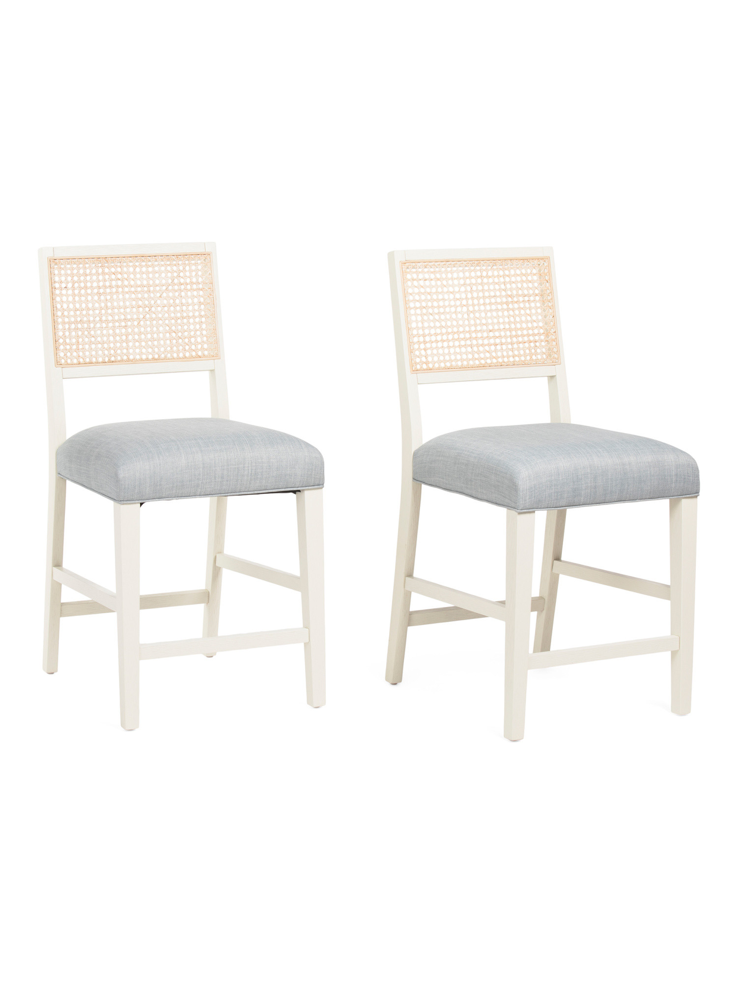 Set Of 2 17x38.5 Cane Back Counter Stools | Chairs & Seating | Marshalls | Marshalls