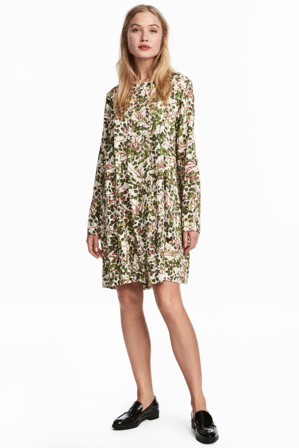 H&M Dress with Pleats $19.99 | H&M (US)