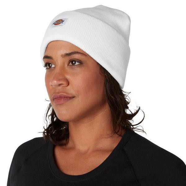 Dickies Acrylic Cuffed Work Beanie One Size White | Scheels Sports