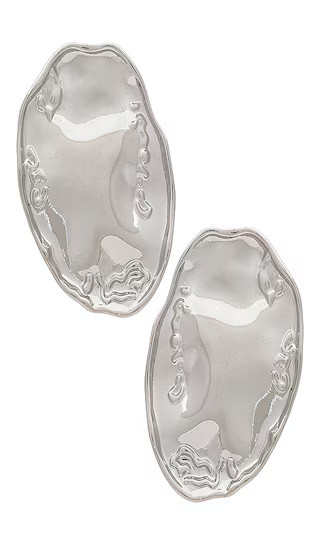 Stud Earring in Silver | Revolve Clothing (Global)