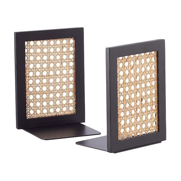 The Container Store Artisan Rattan Cane Bookends | The Container Store