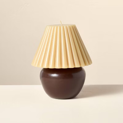 6.3" Lamp Figural Sculpted Candle - Hearth & Hand™ with Magnolia | Target