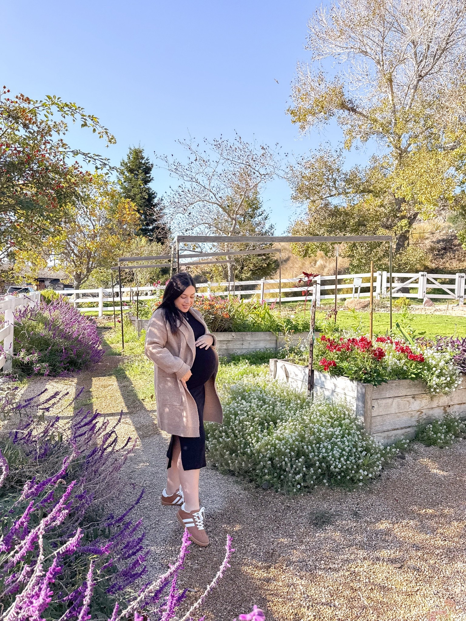A long knit black dress and cozy cardigan are always a good choice pregnant or not! Dress it up with boots or heels or down with sneakers like I did! Trying to find things that feel good at the end of this pregnancy and I felt so comfortable in this :) cardigan is from Red Dress Boutique

#LTKSeasonal #LTKBump