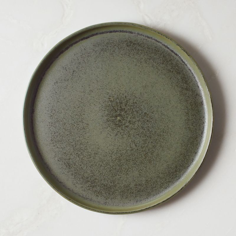 Drift Modern Green Dinner Plate + Reviews | CB2 | CB2