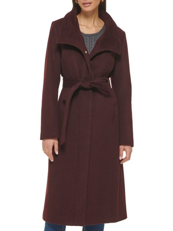 Wool Blend Zip Up Coat | Saks Fifth Avenue OFF 5TH